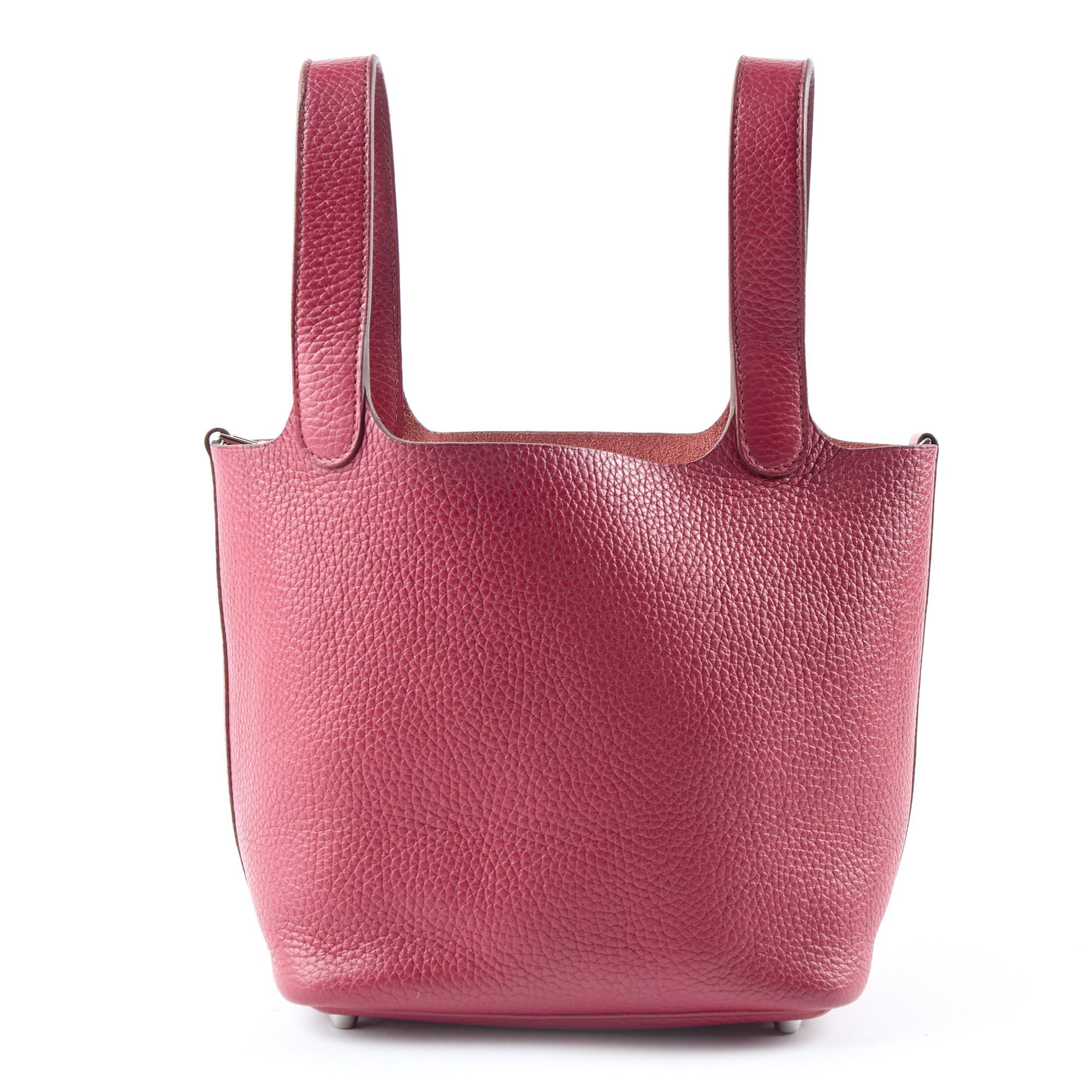 Picotin leather tote