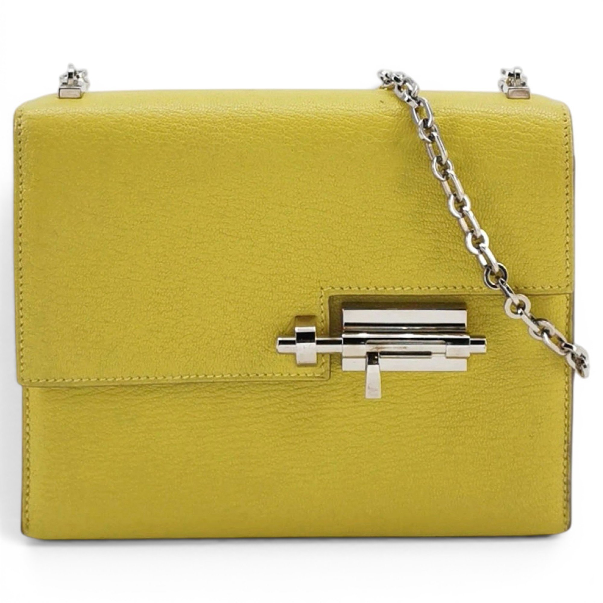 Verrou leather handbag