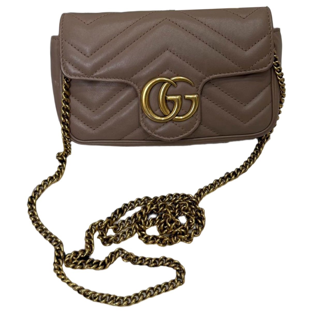 GG Marmont Flap leather handbag