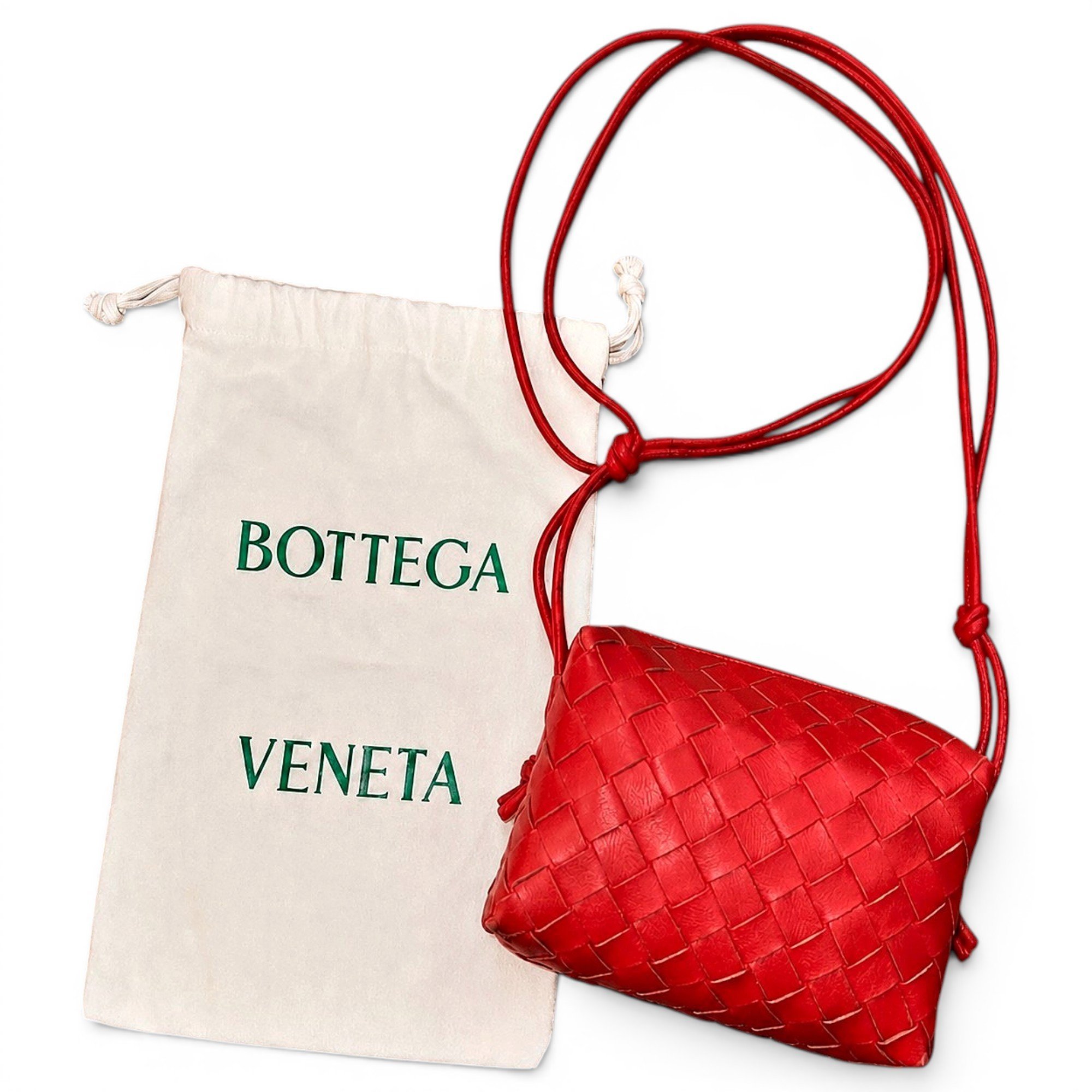 Loop leather crossbody bag