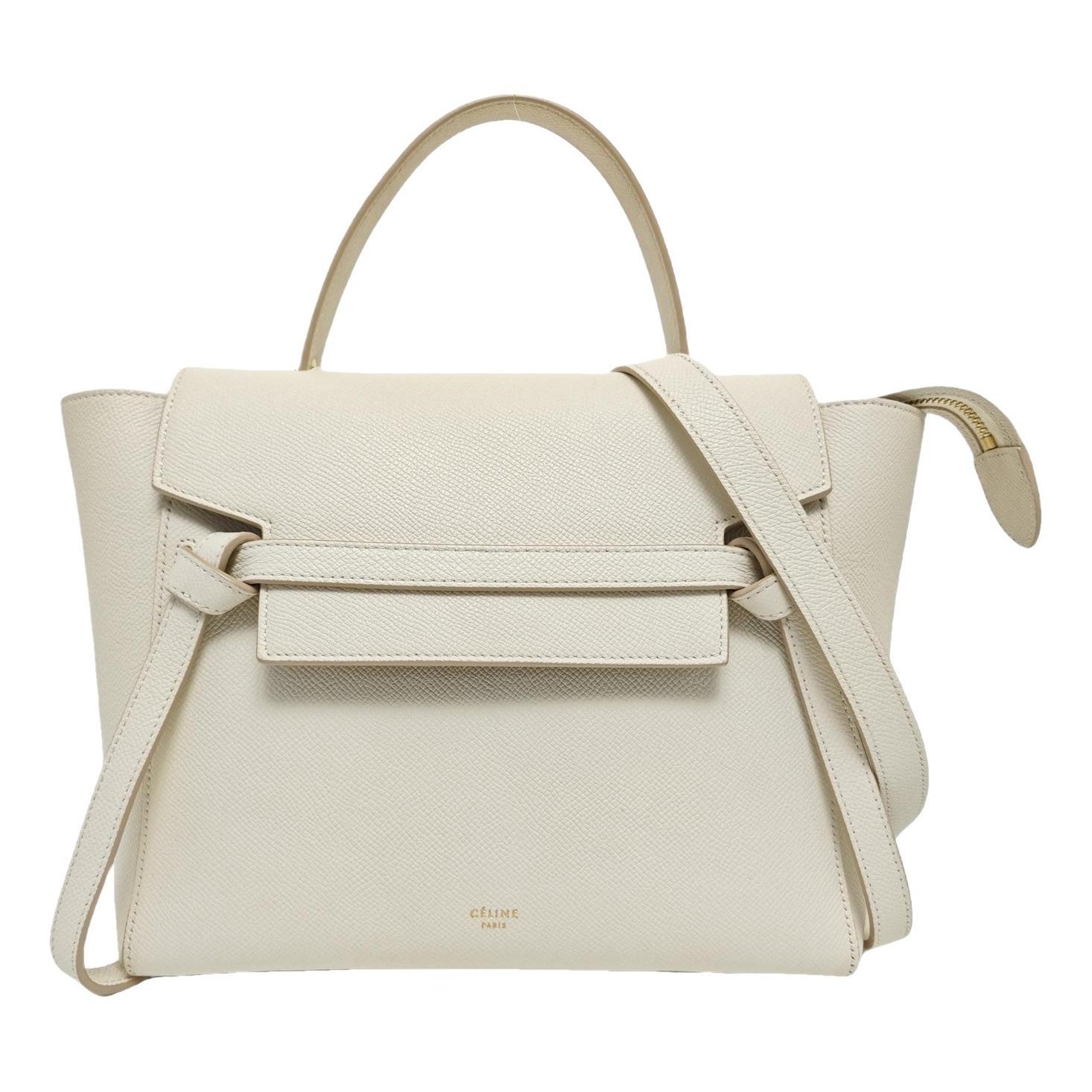 Belt leather handbag