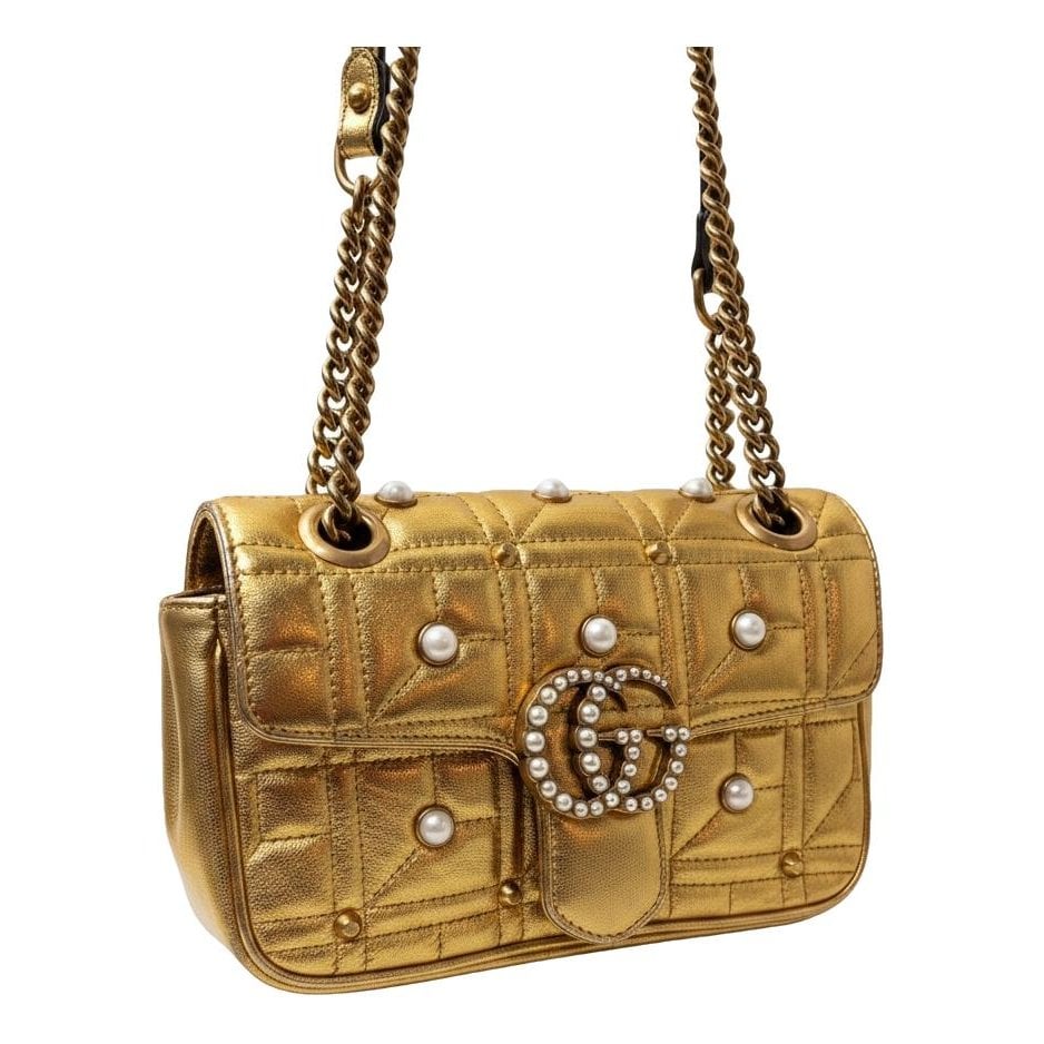 GG Marmont Flap leather handbag