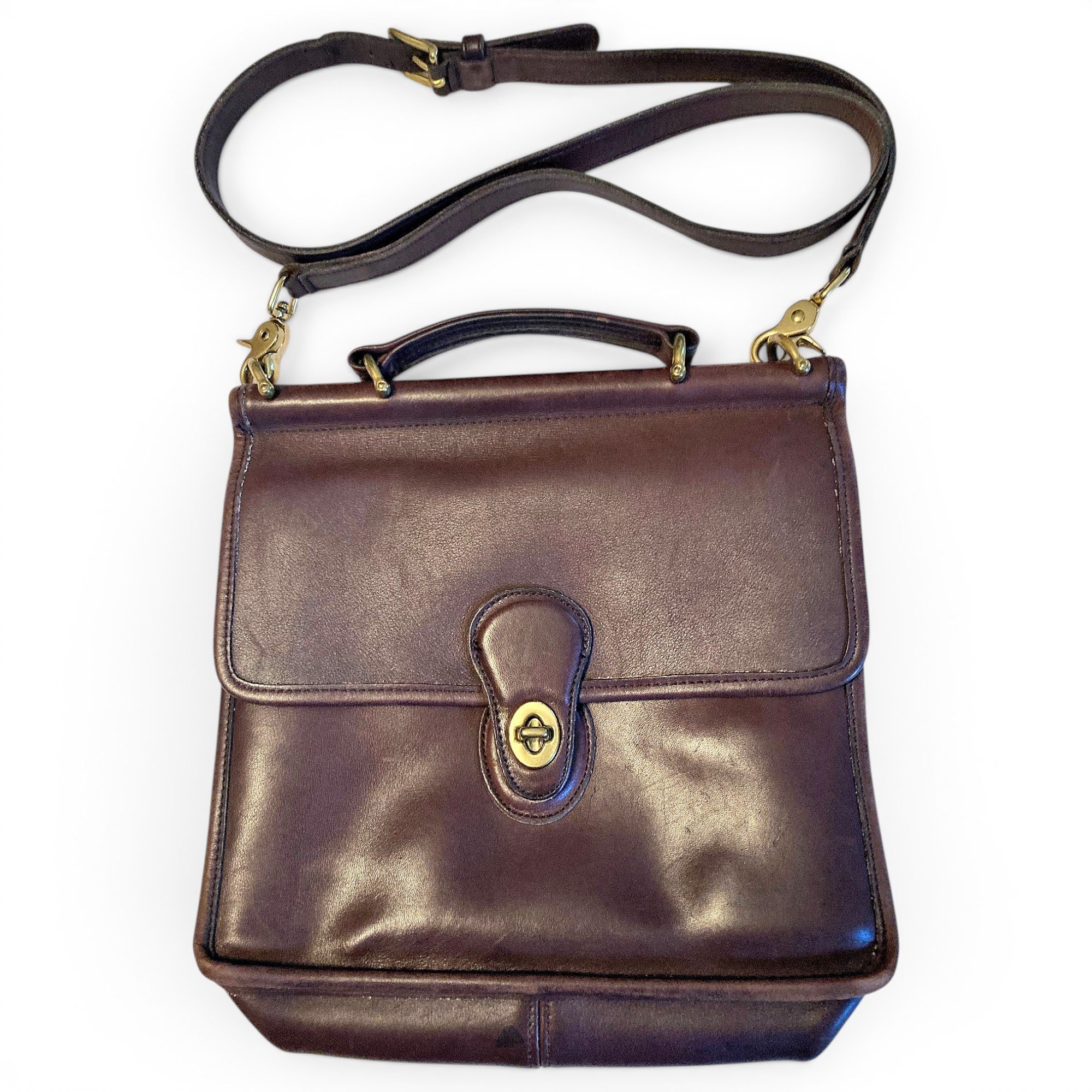 Leather handbag