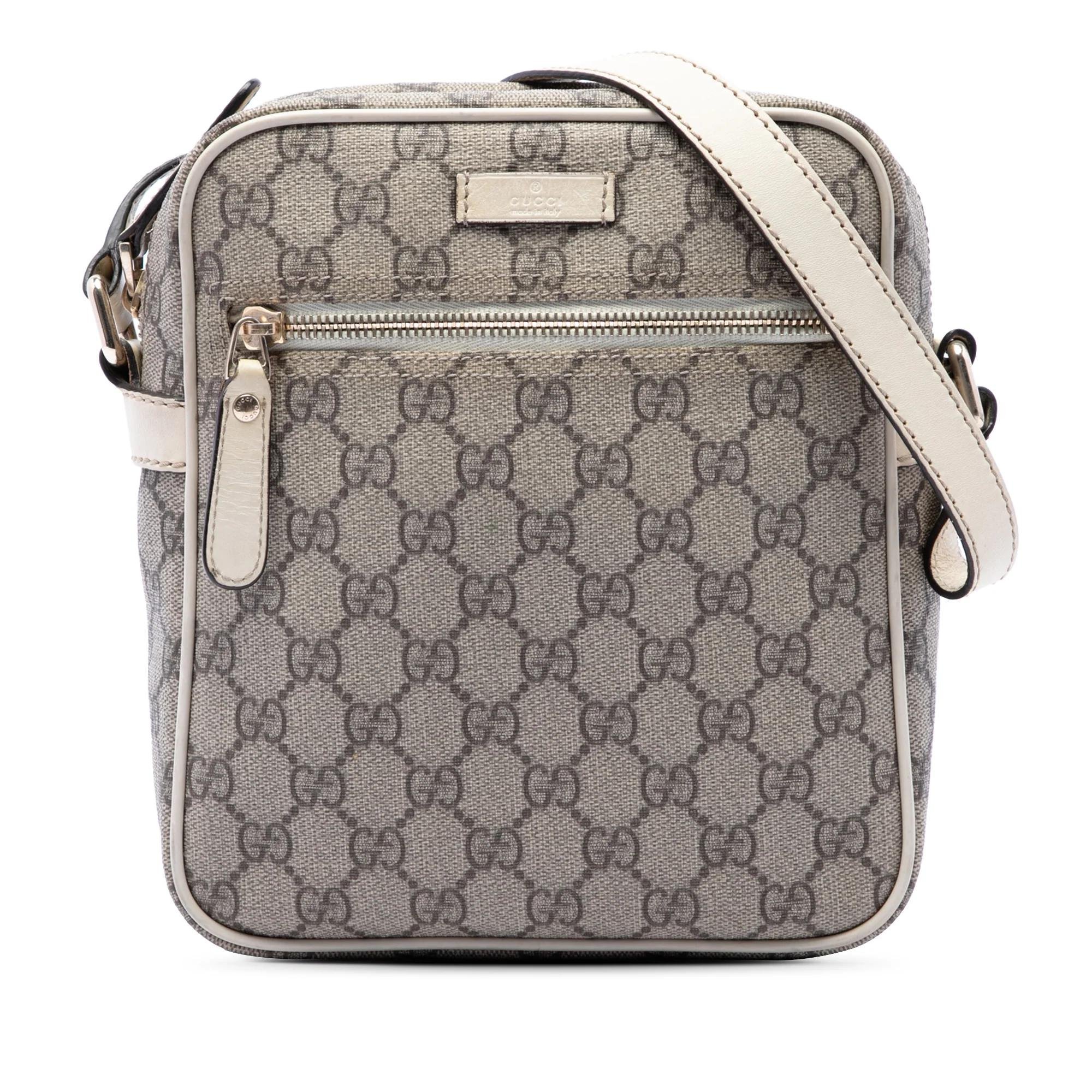 Gucci B leather crossbody bag