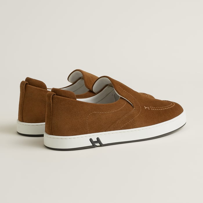 Brun Fumé Kiddy Slip-on Sneaker