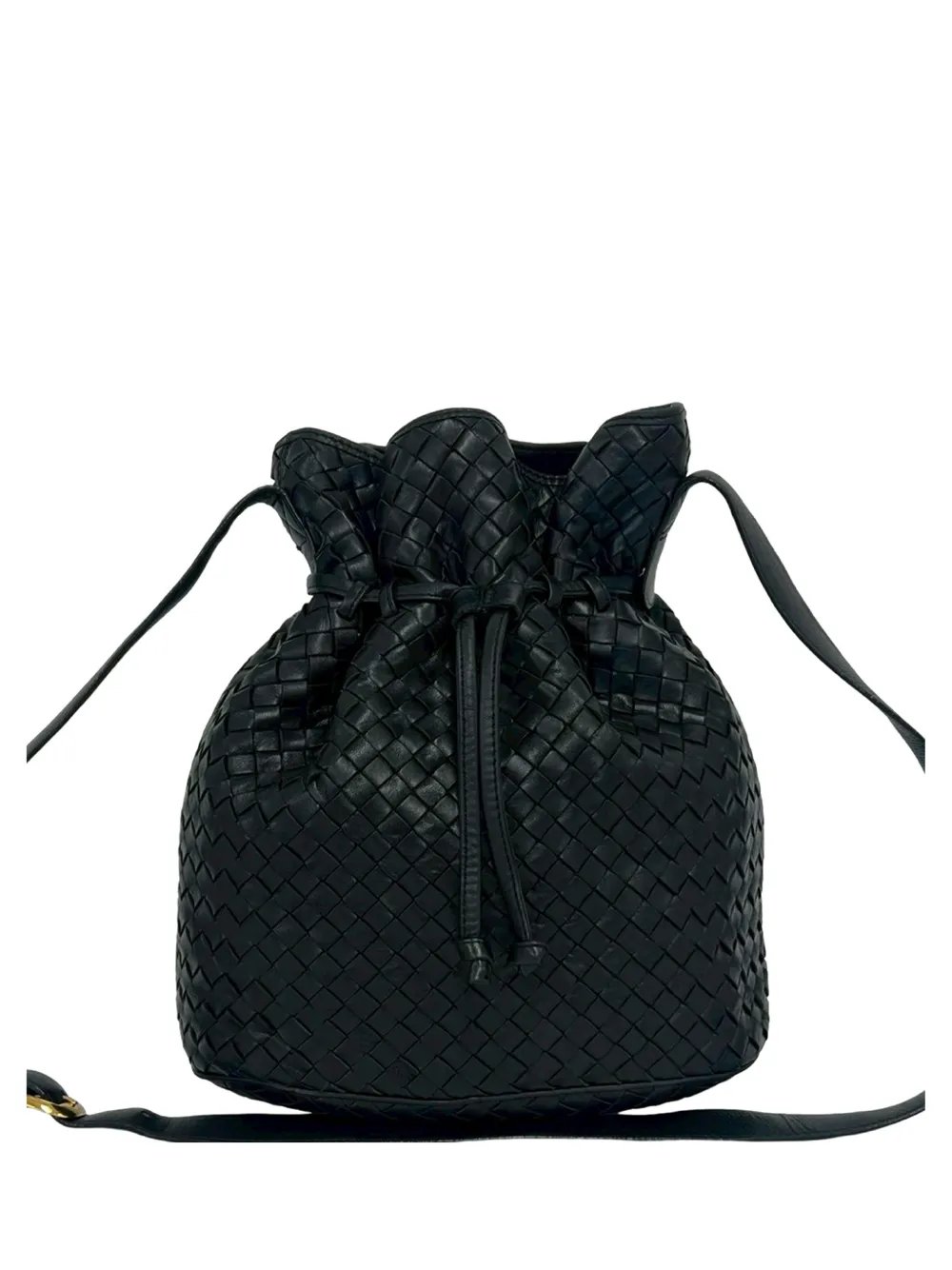 2012-2026 Nappa Intrecciato Drawstring bucket bag