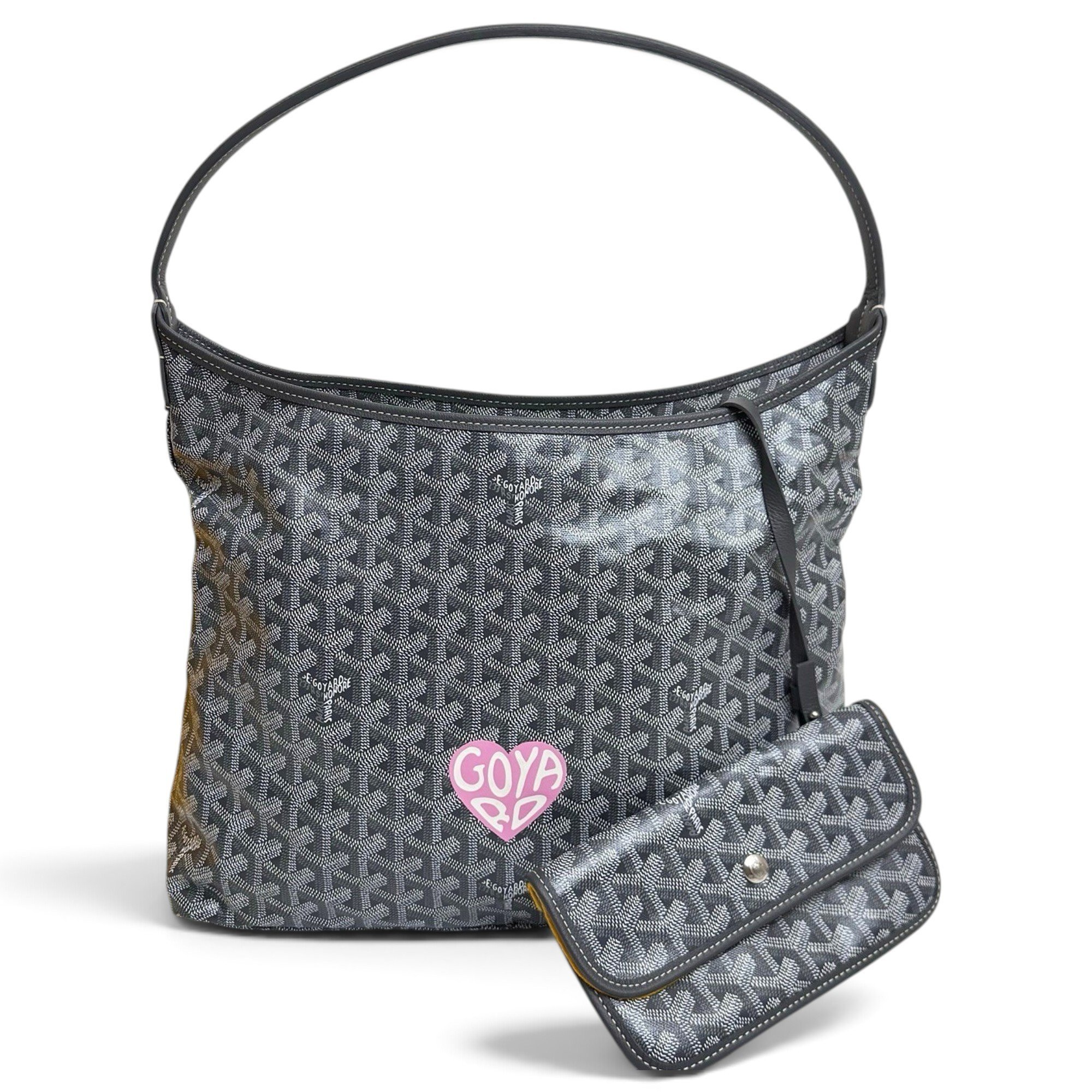 Goyard Hobo Bohème leather handbag