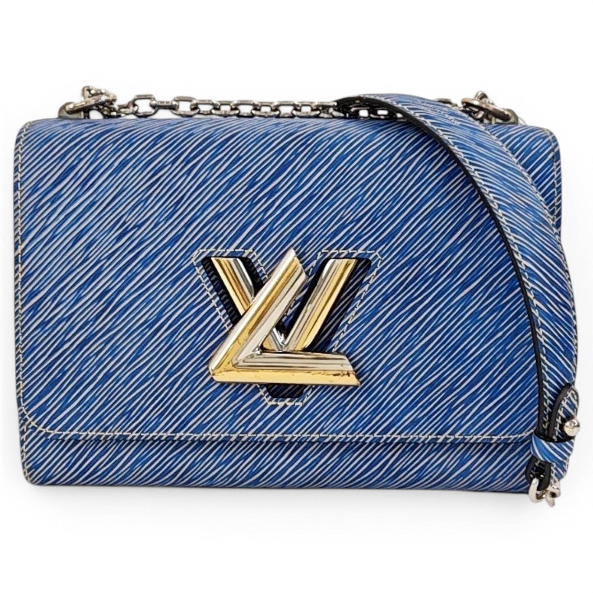 Twist leather handbag