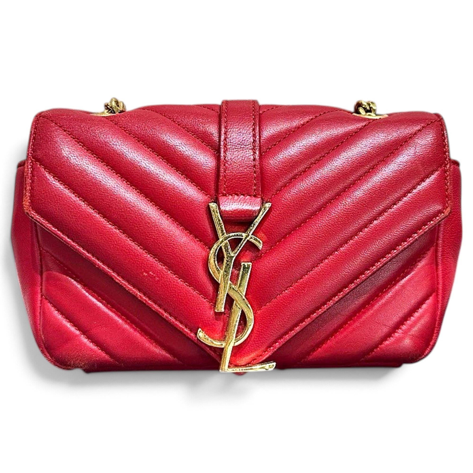 Collége monogramme leather handbag