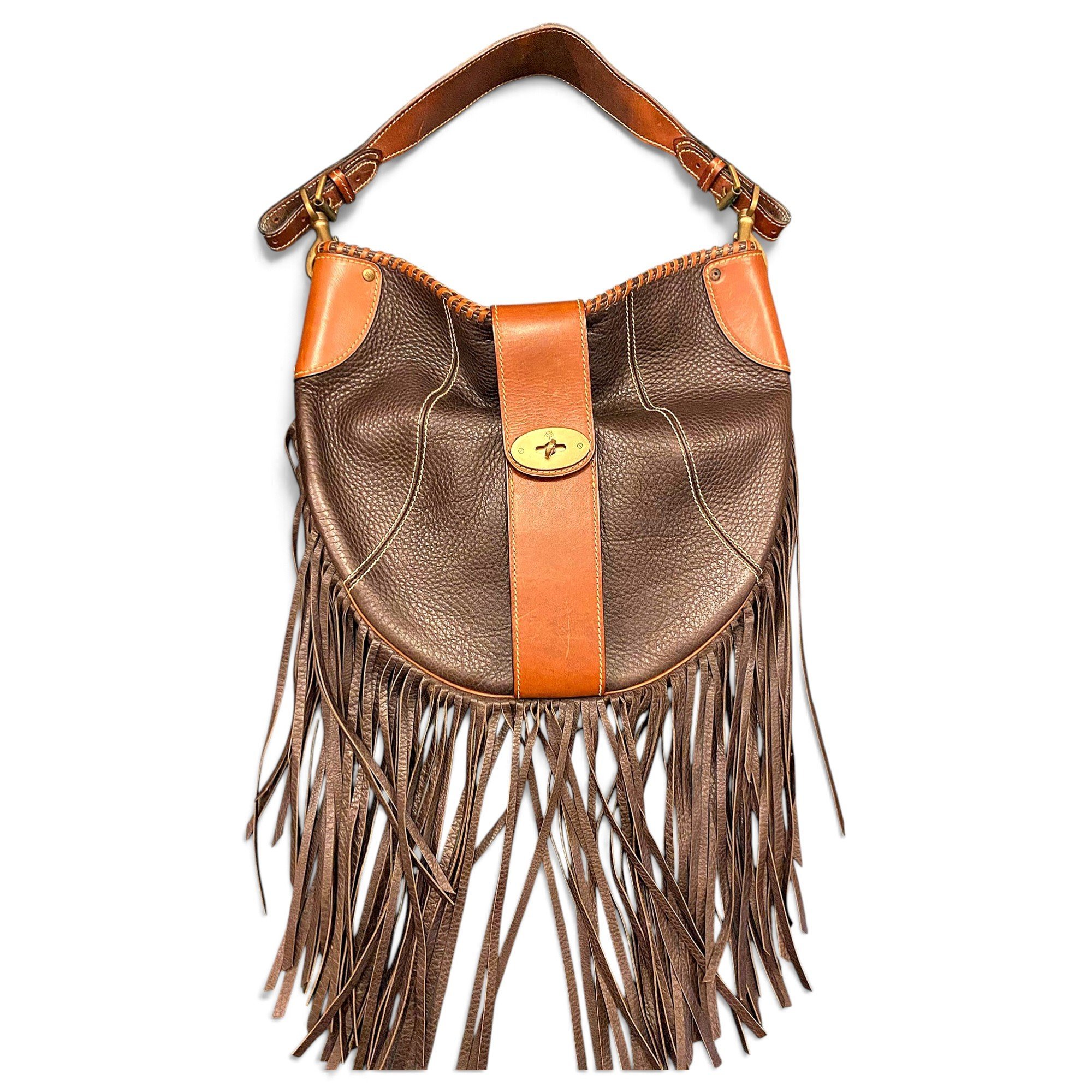 Leather handbag