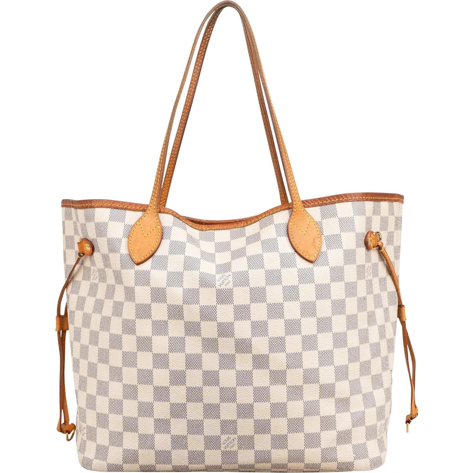 Louis Vuitton Neverfull leather handbag