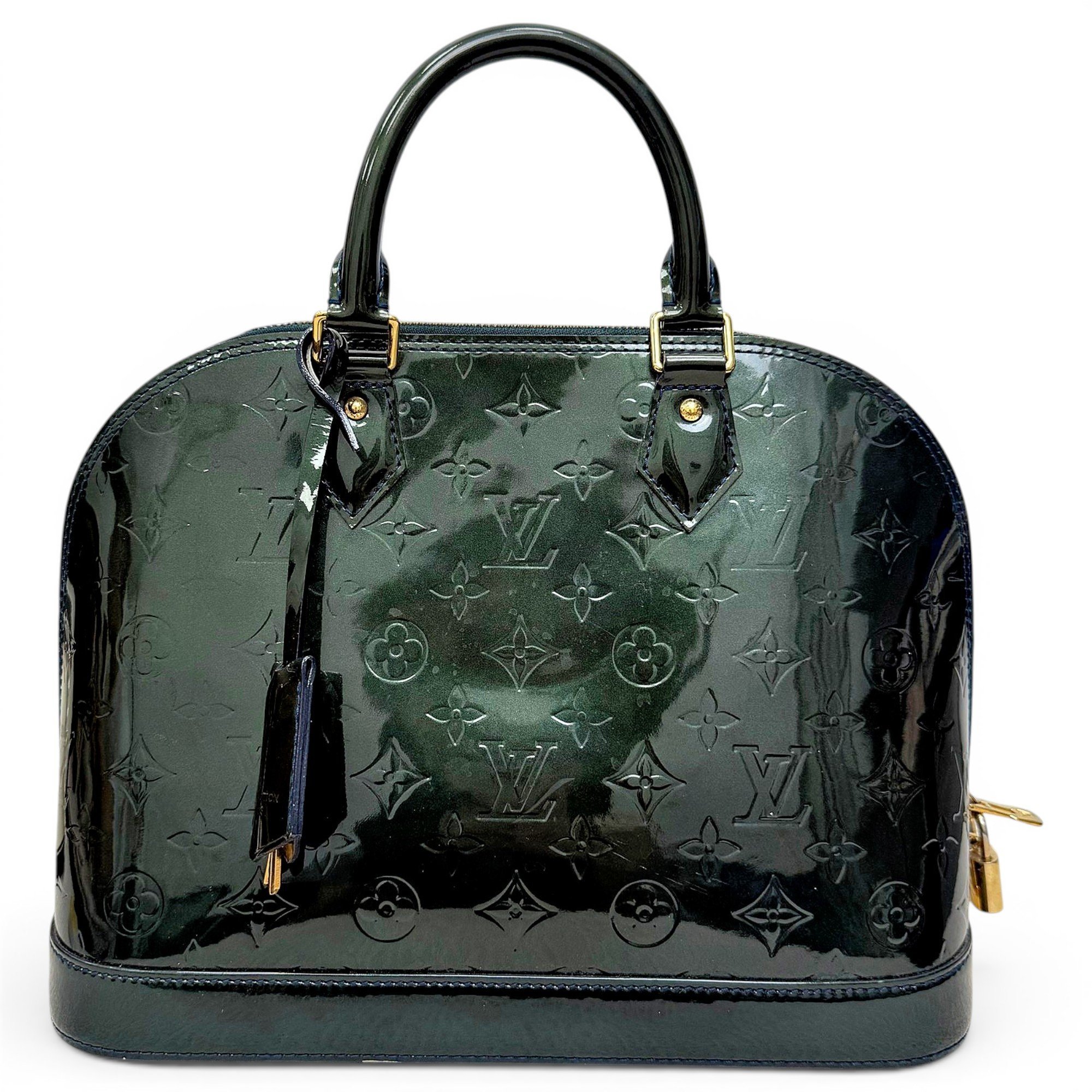 Alma patent leather handbag