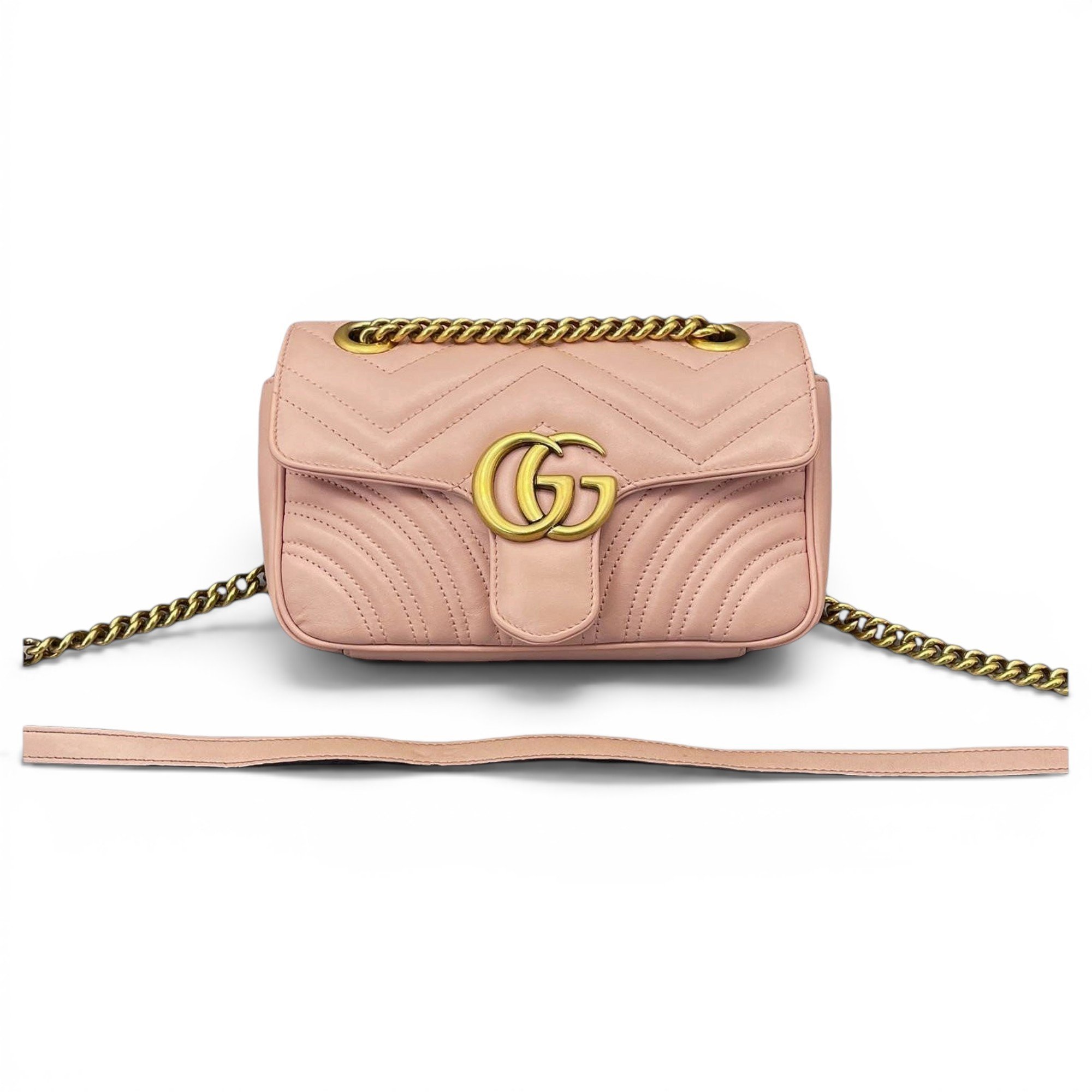 GG Marmont Flap leather handbag