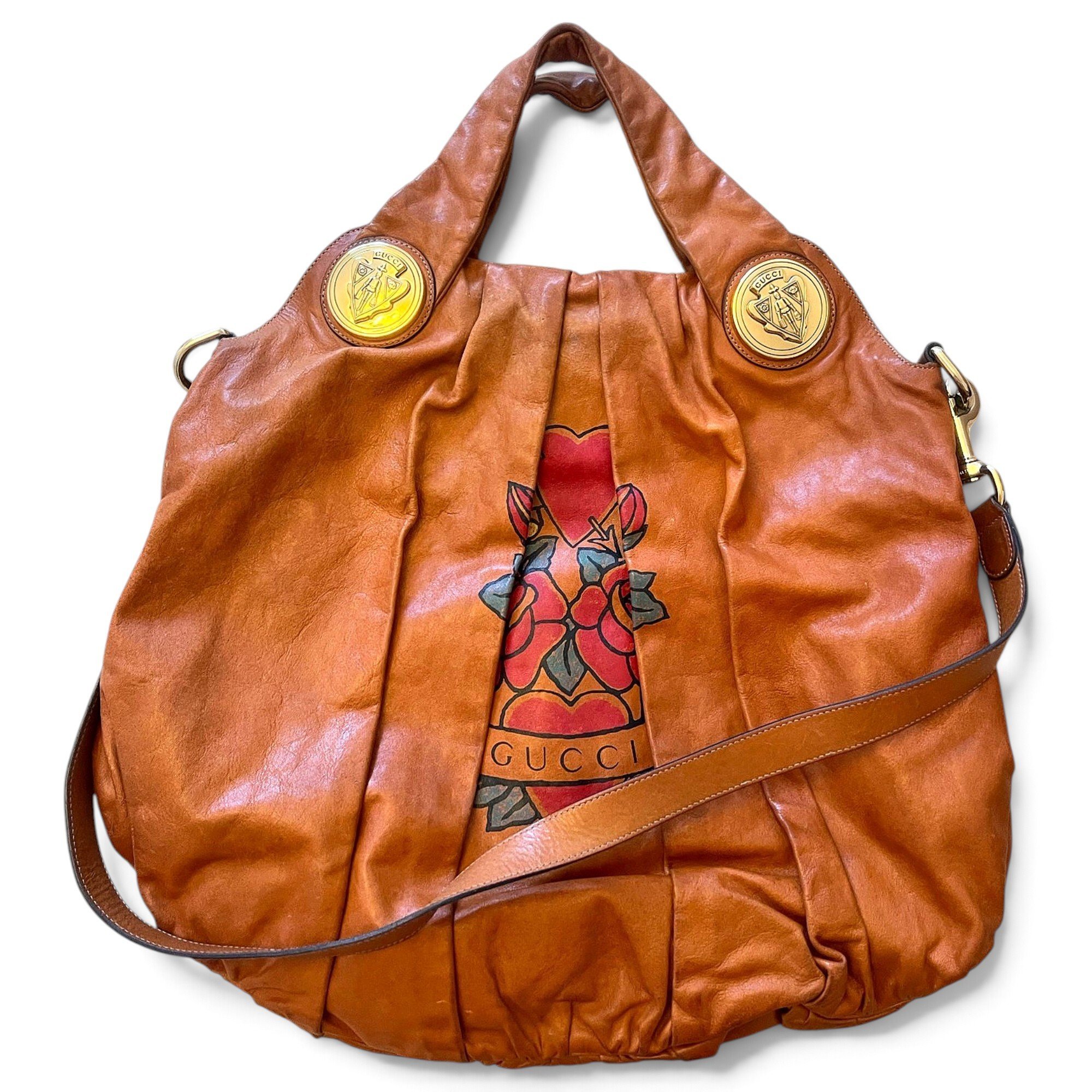 Hysteria leather handbag