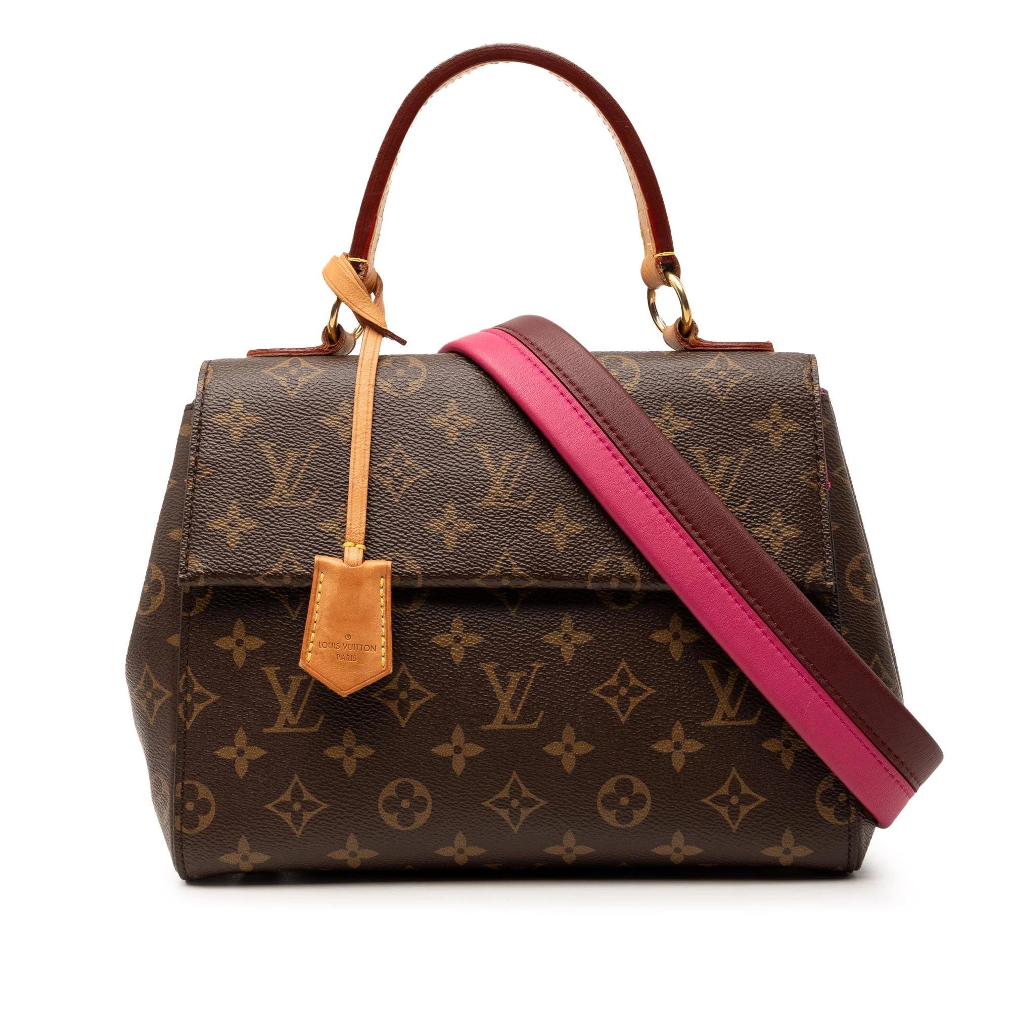 Louis Vuitton Cluny cloth handbag
