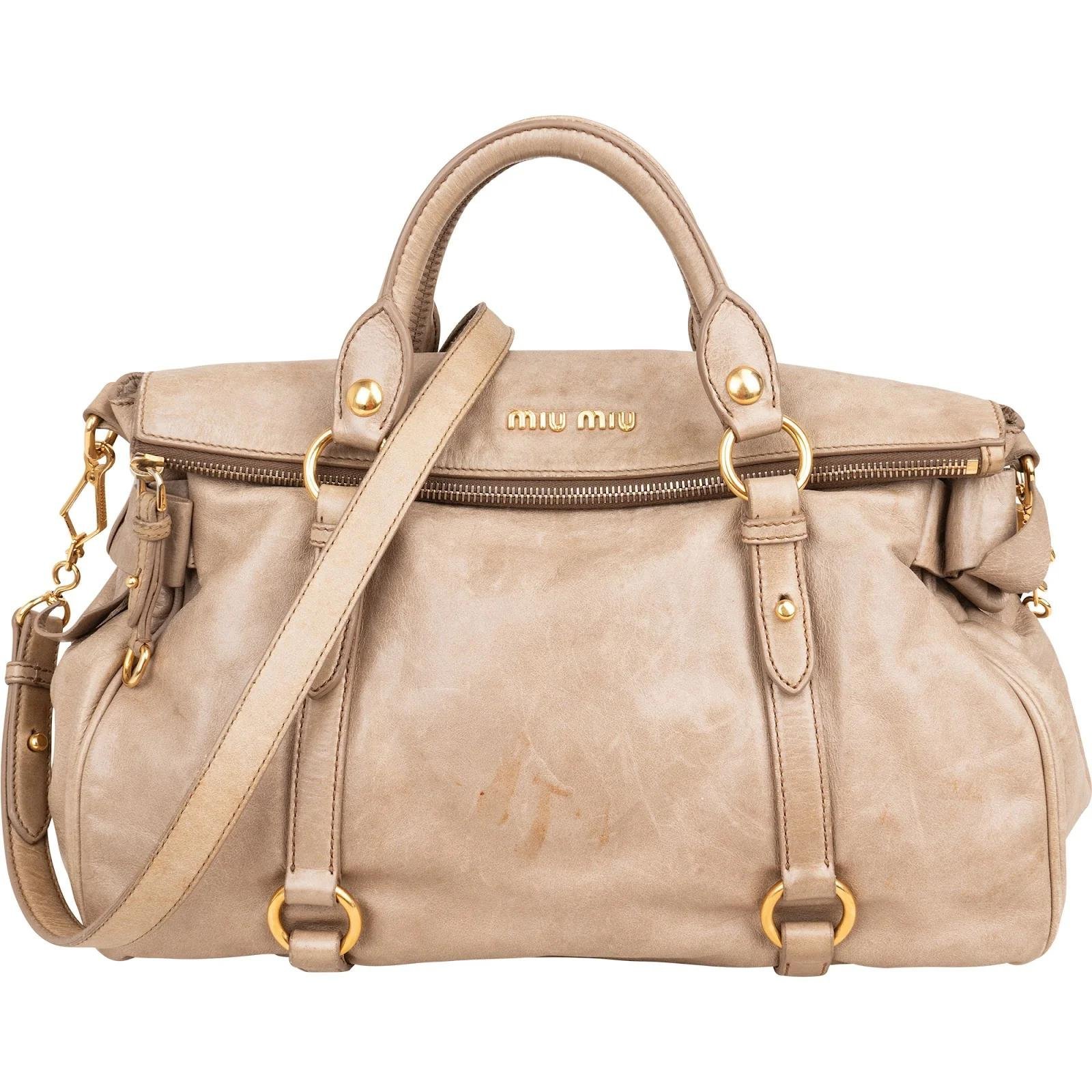 Vitello leather satchel