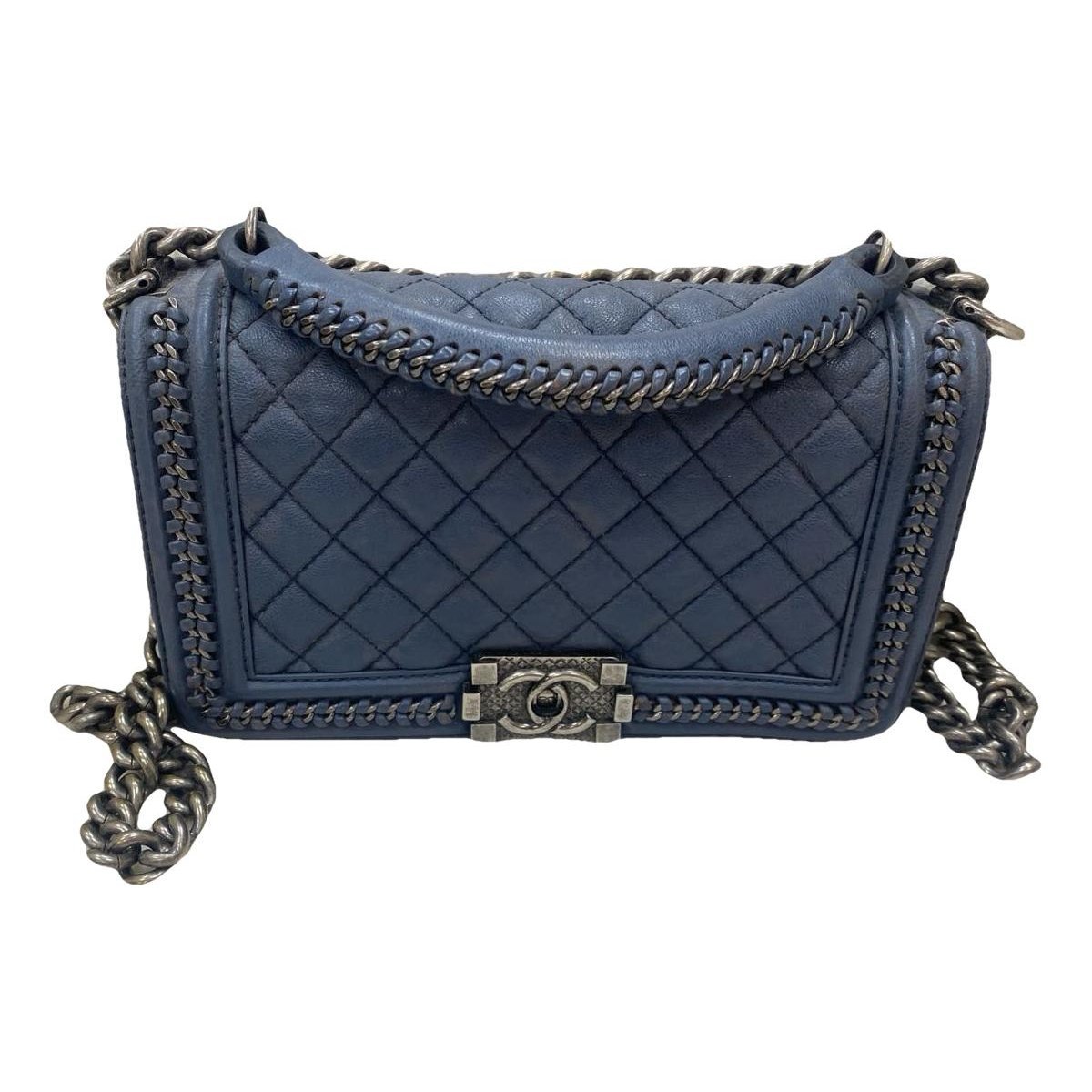 Boy leather crossbody bag