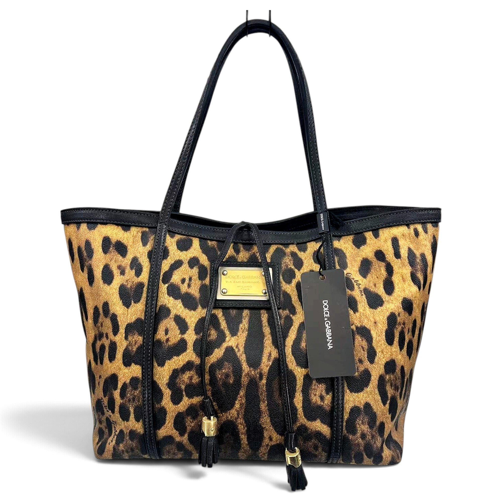 Leather tote