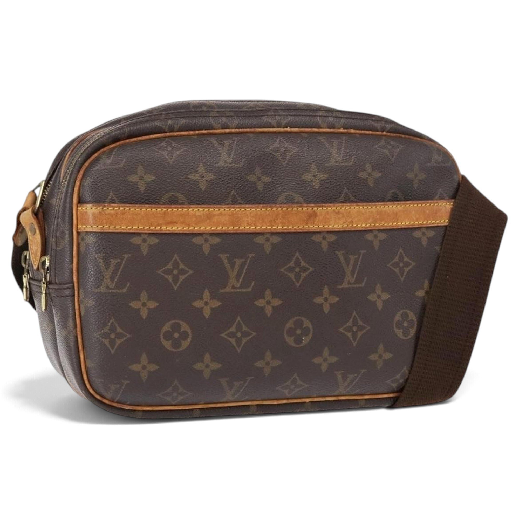 Reporter leather handbag