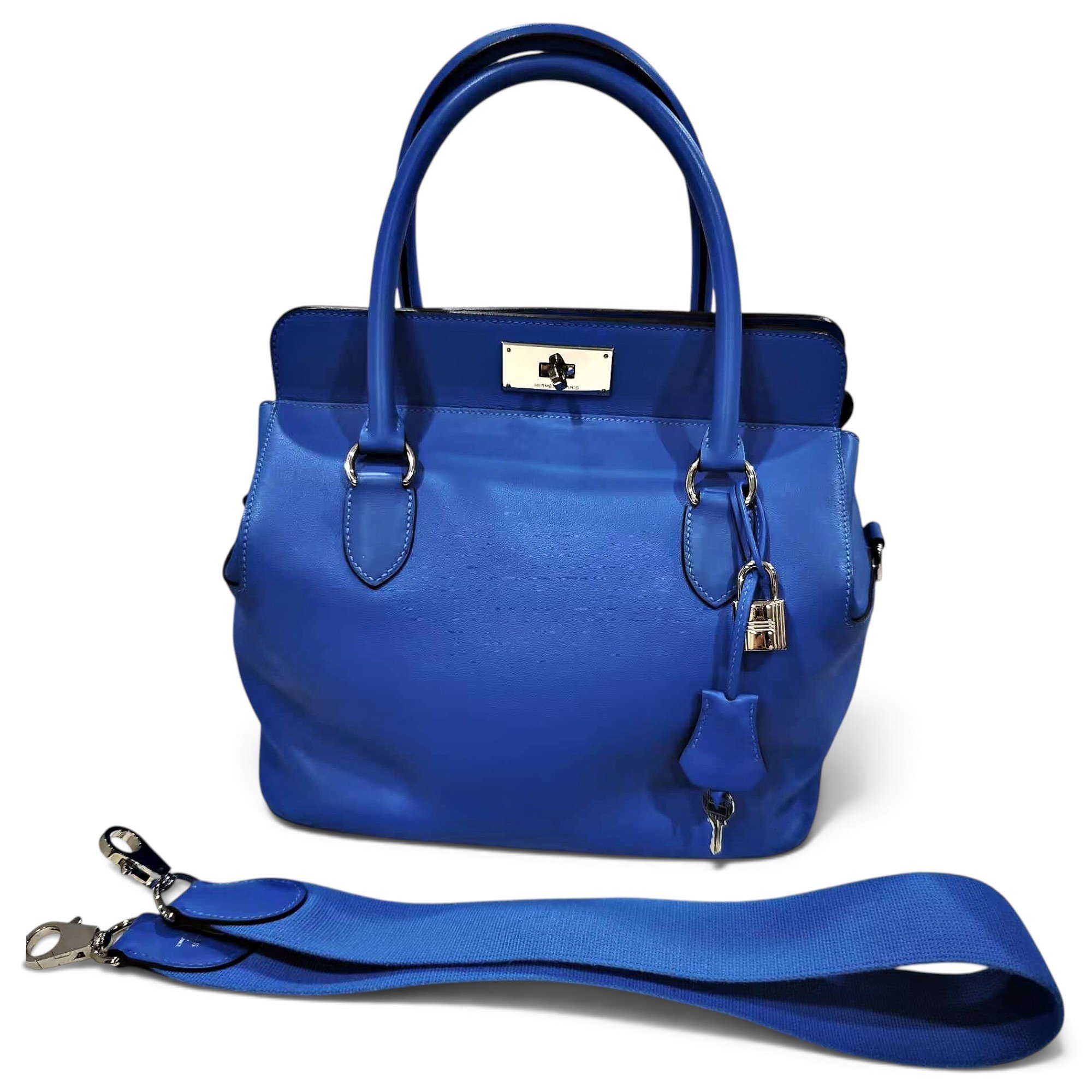 Toolbox leather handbag