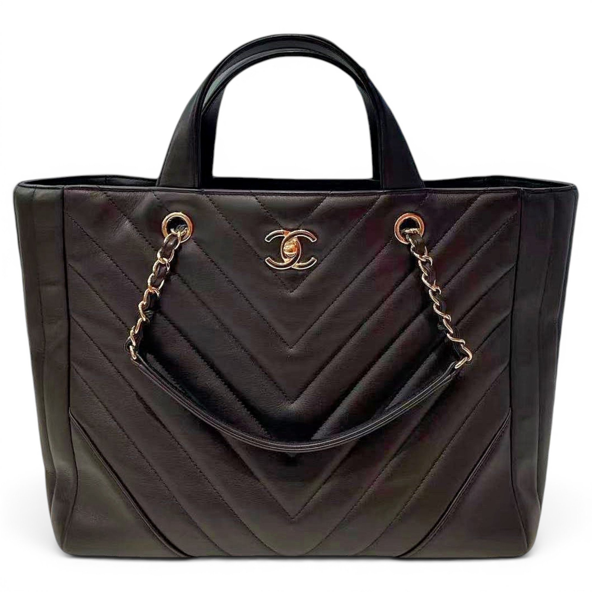 Petite Shopping Tote leather handbag