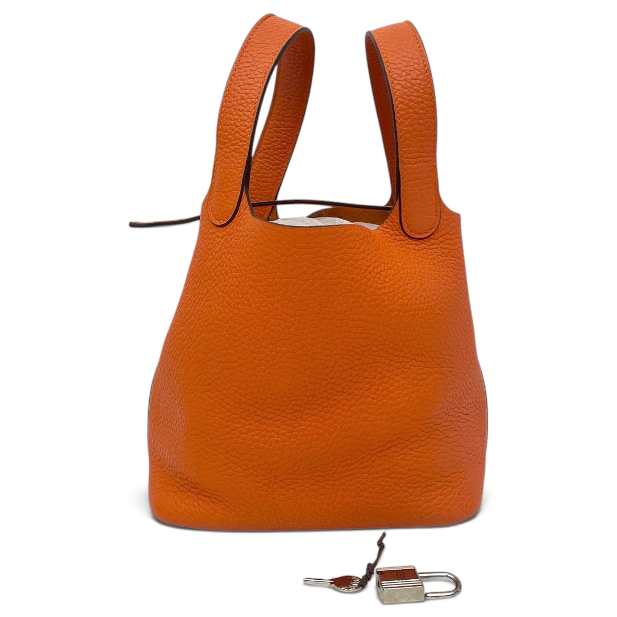 Picotin leather handbag