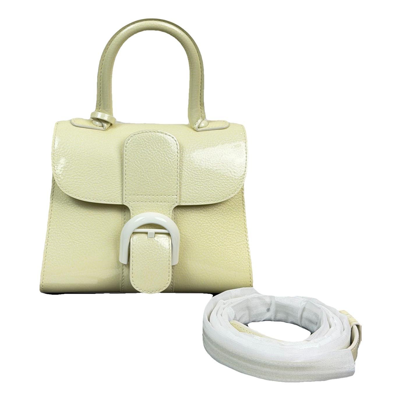 Delvaux Brillant patent leather handbag