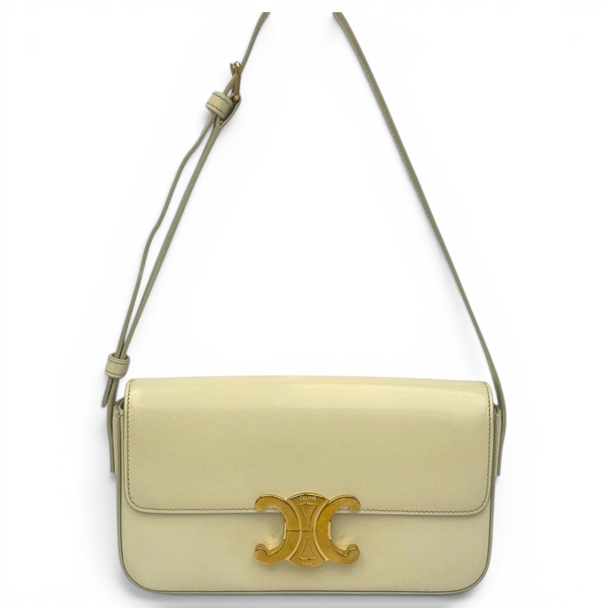 Triomphe leather handbag
