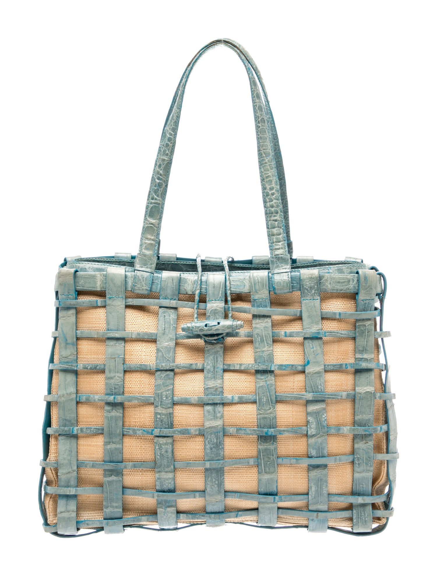 Crocodile Top Handle Bag