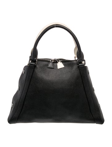 Leather Top Handle Bag