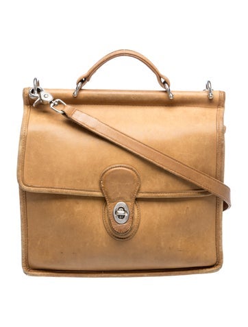 Leather Top Handle Bag