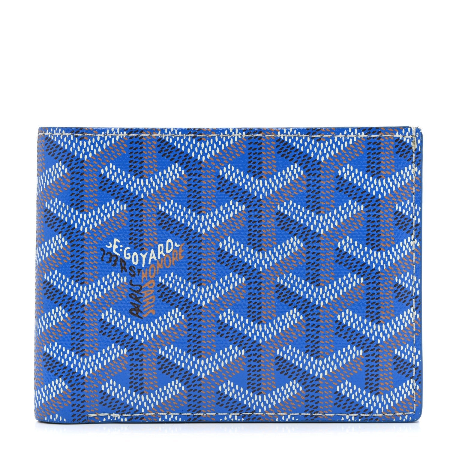 Goyard Goyardine Bi-Fold Victoire PM Wallet Sky Blue