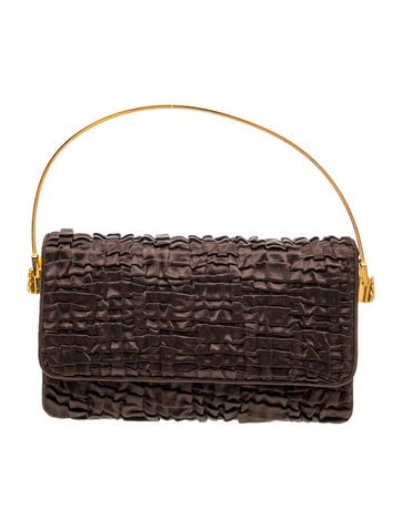 Judith Leiber Satin Top Handle Bag Vintage
