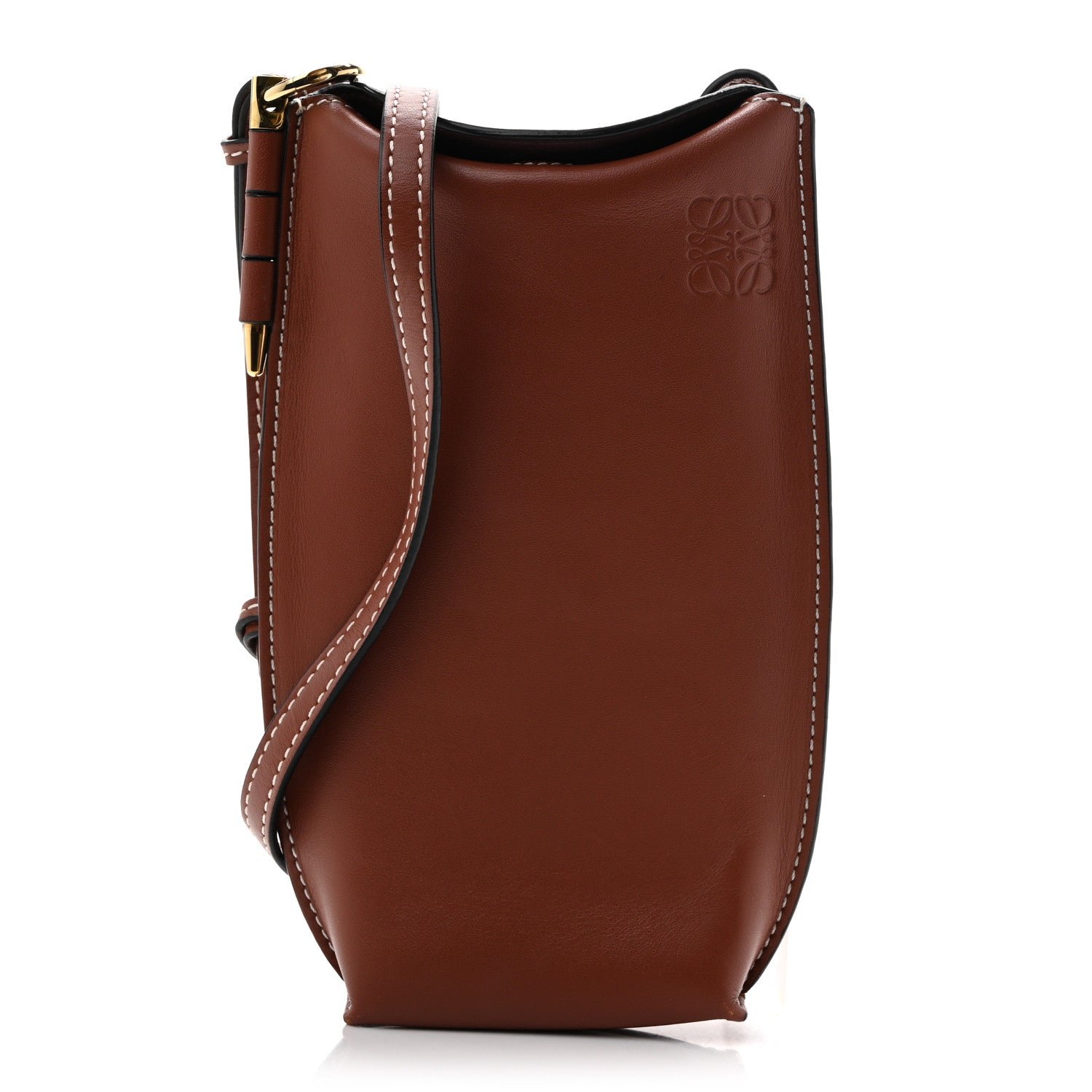 Loewe Loewe Smooth Calfskin Gate Pocket Rust