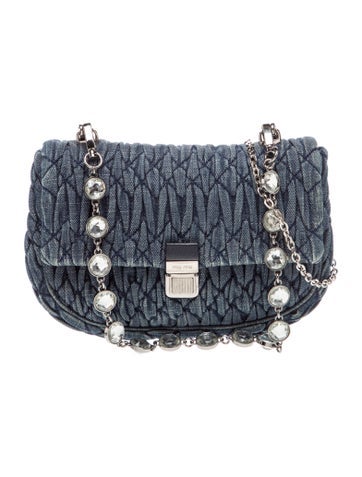 Miu Miu Denim Minaudière