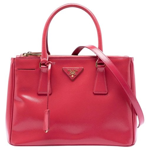 Double leather satchel