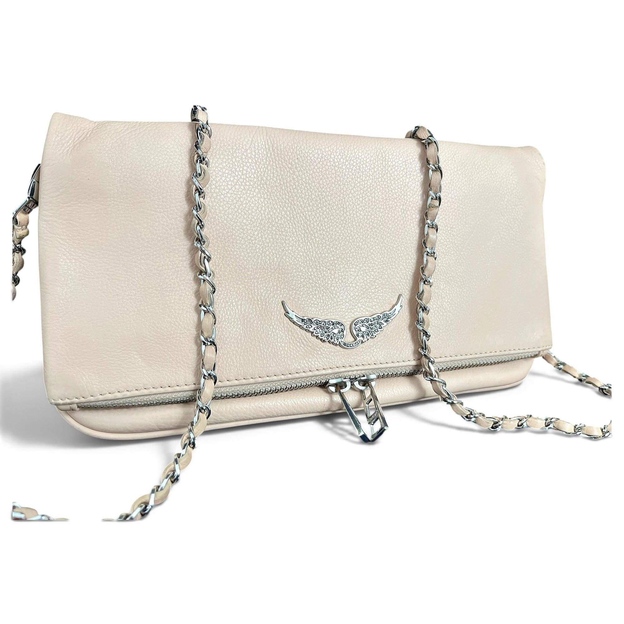 Rock leather crossbody bag