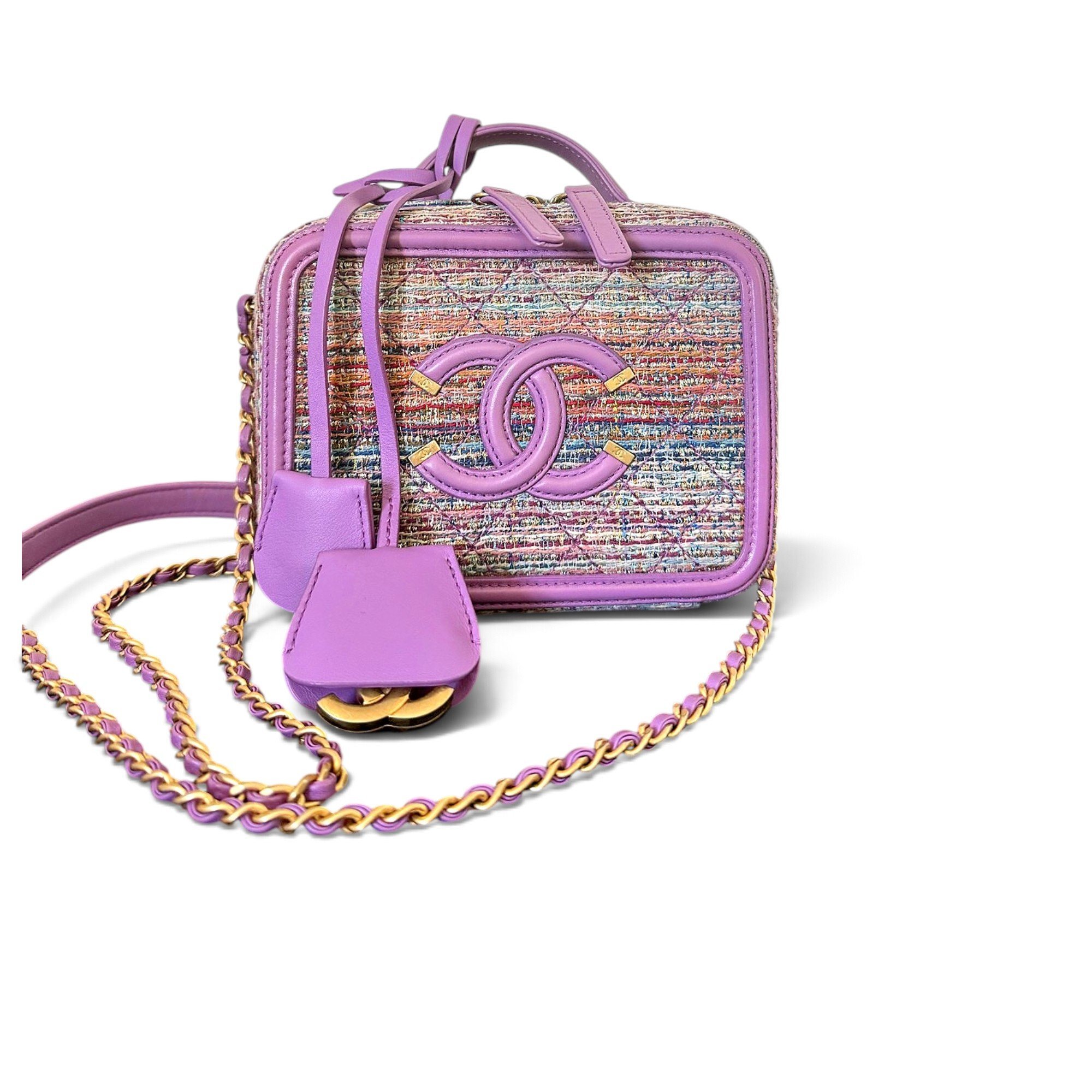 Vanity tweed handbag
