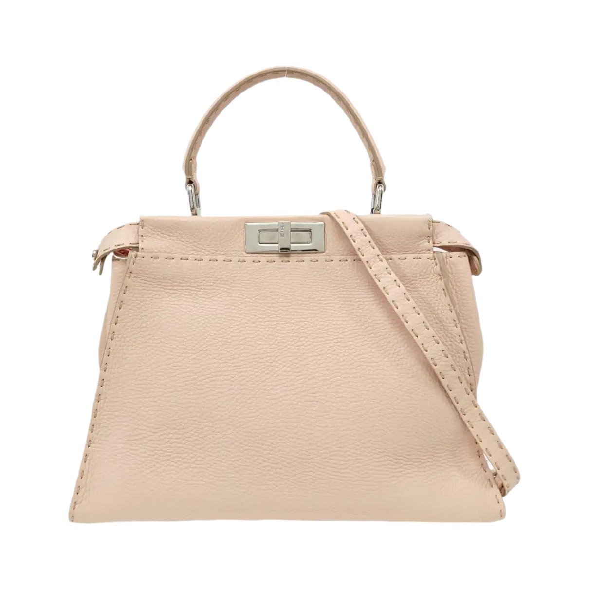 Peekaboo leather handbag