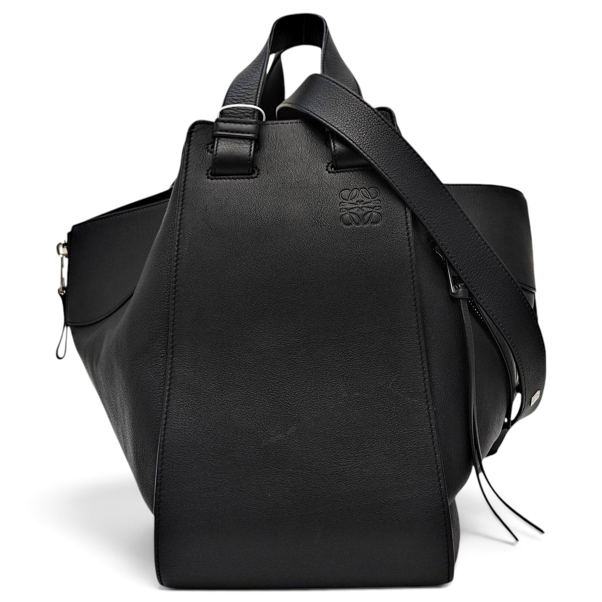 Hammock leather handbag
