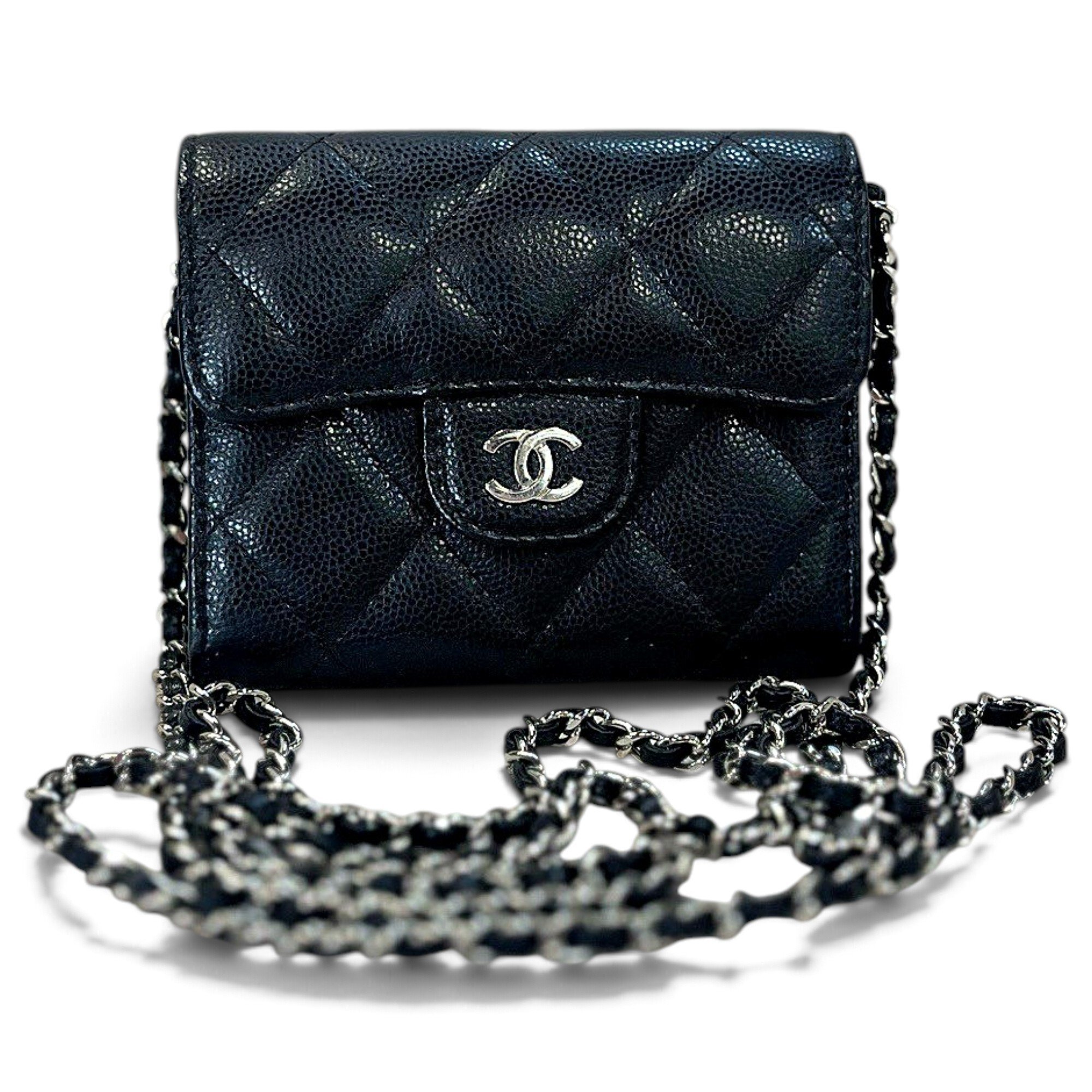 Wallet On Chain Timeless/Classique leather crossbody bag