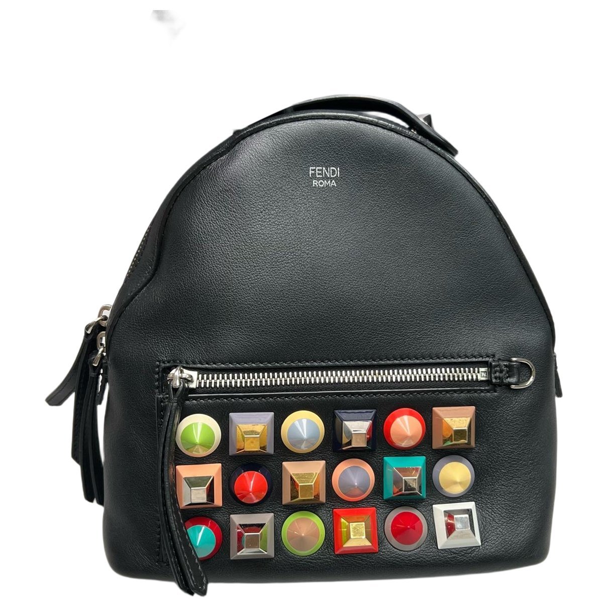 Leather backpack