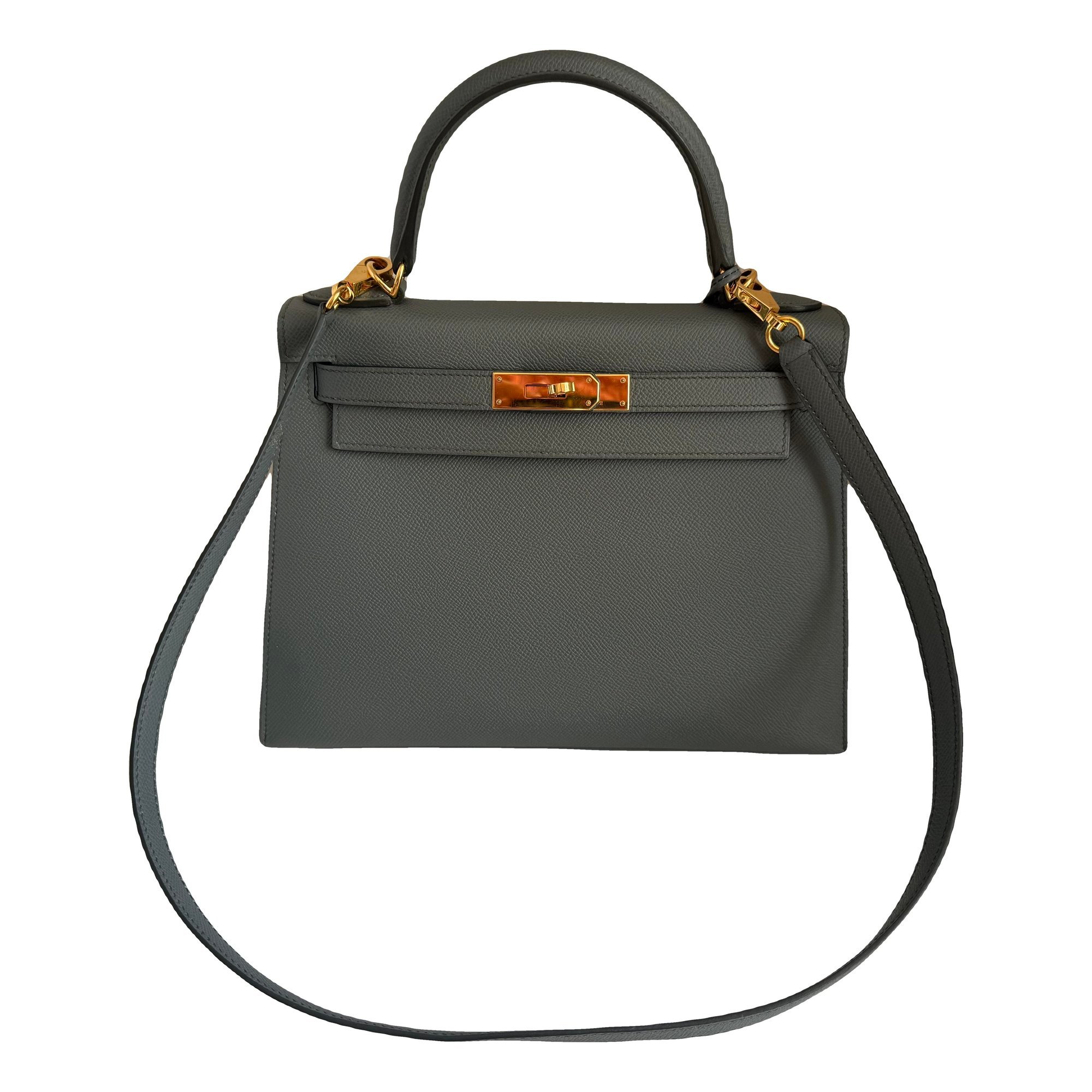 Kelly 28 leather handbag