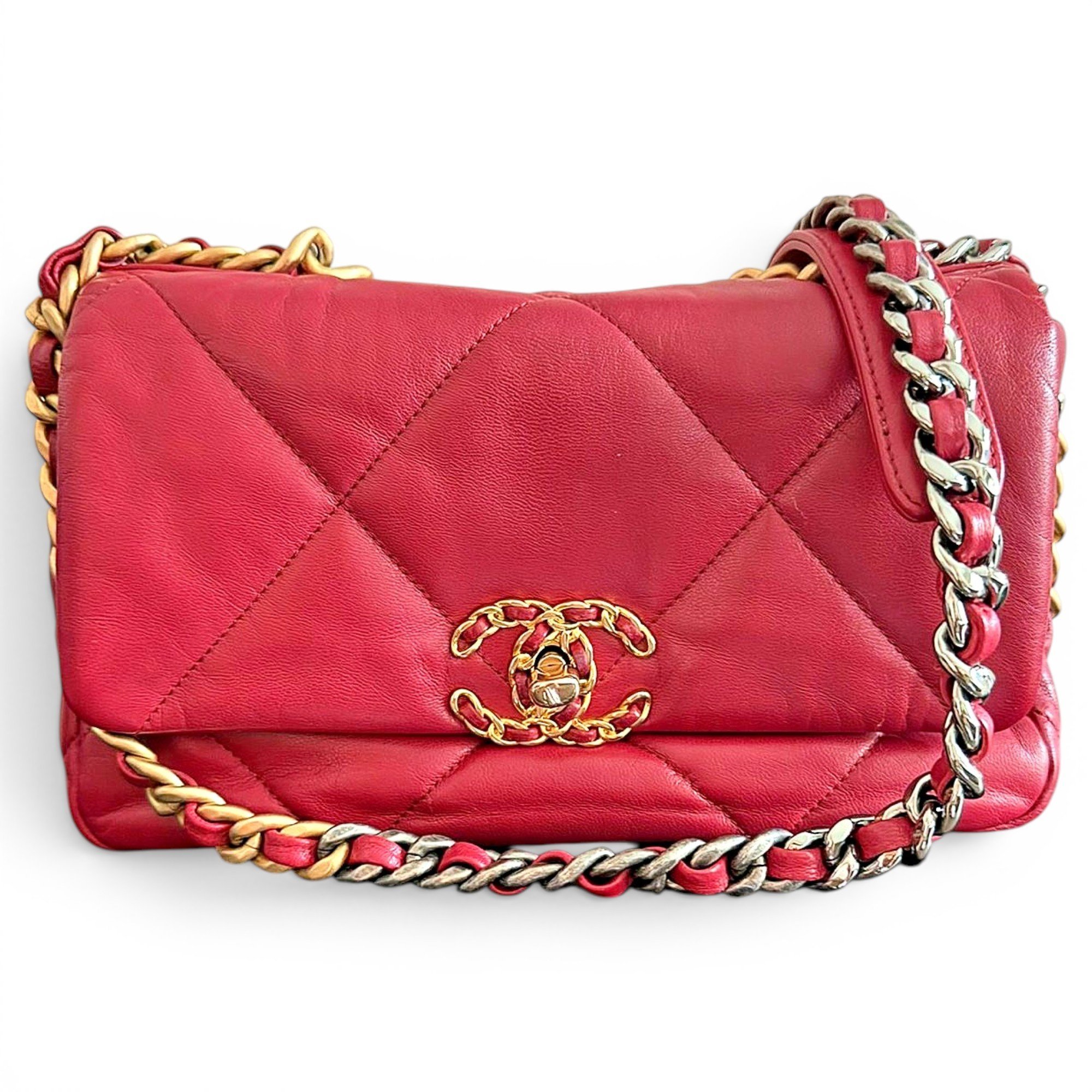 Chanel 19 leather handbag