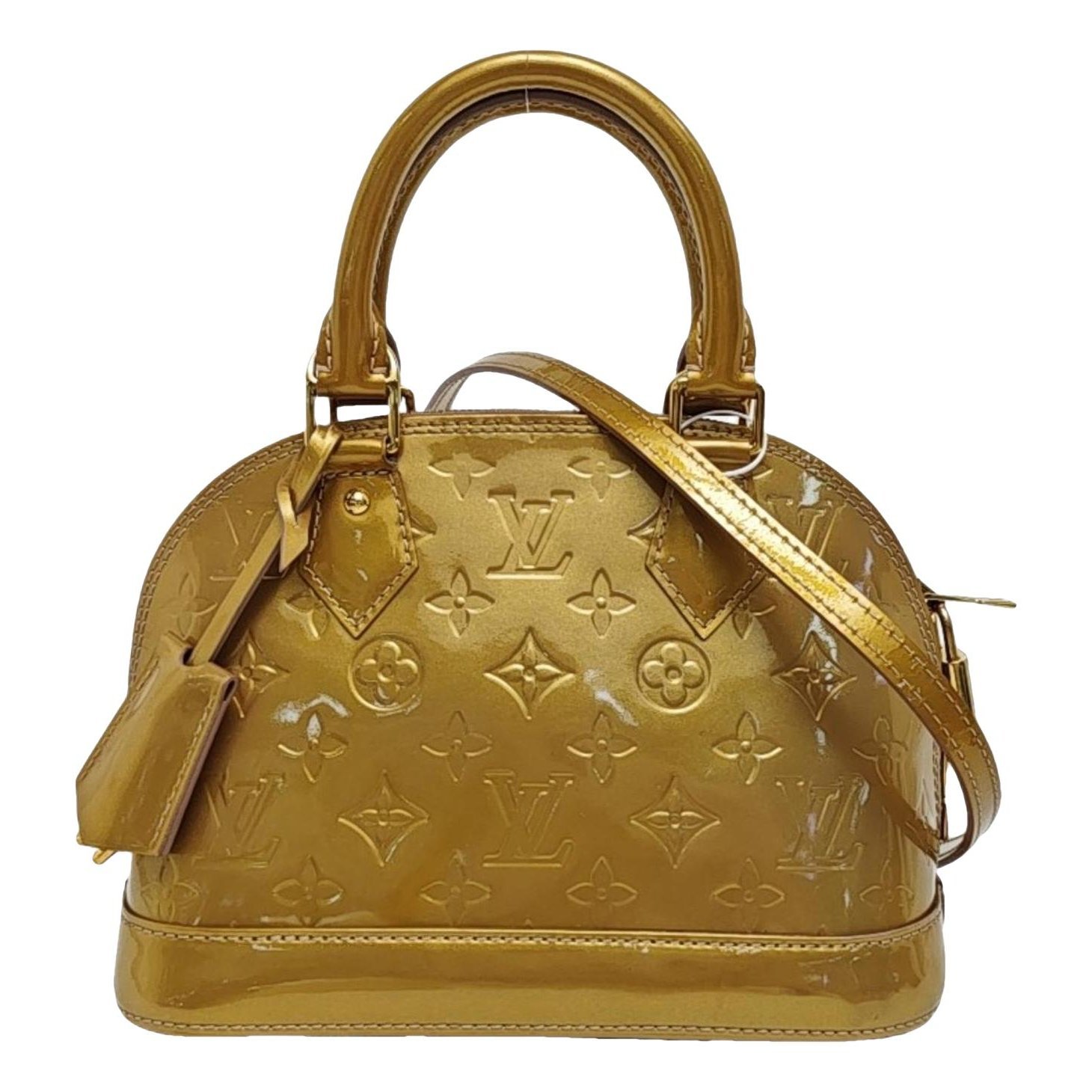 Alma patent leather handbag