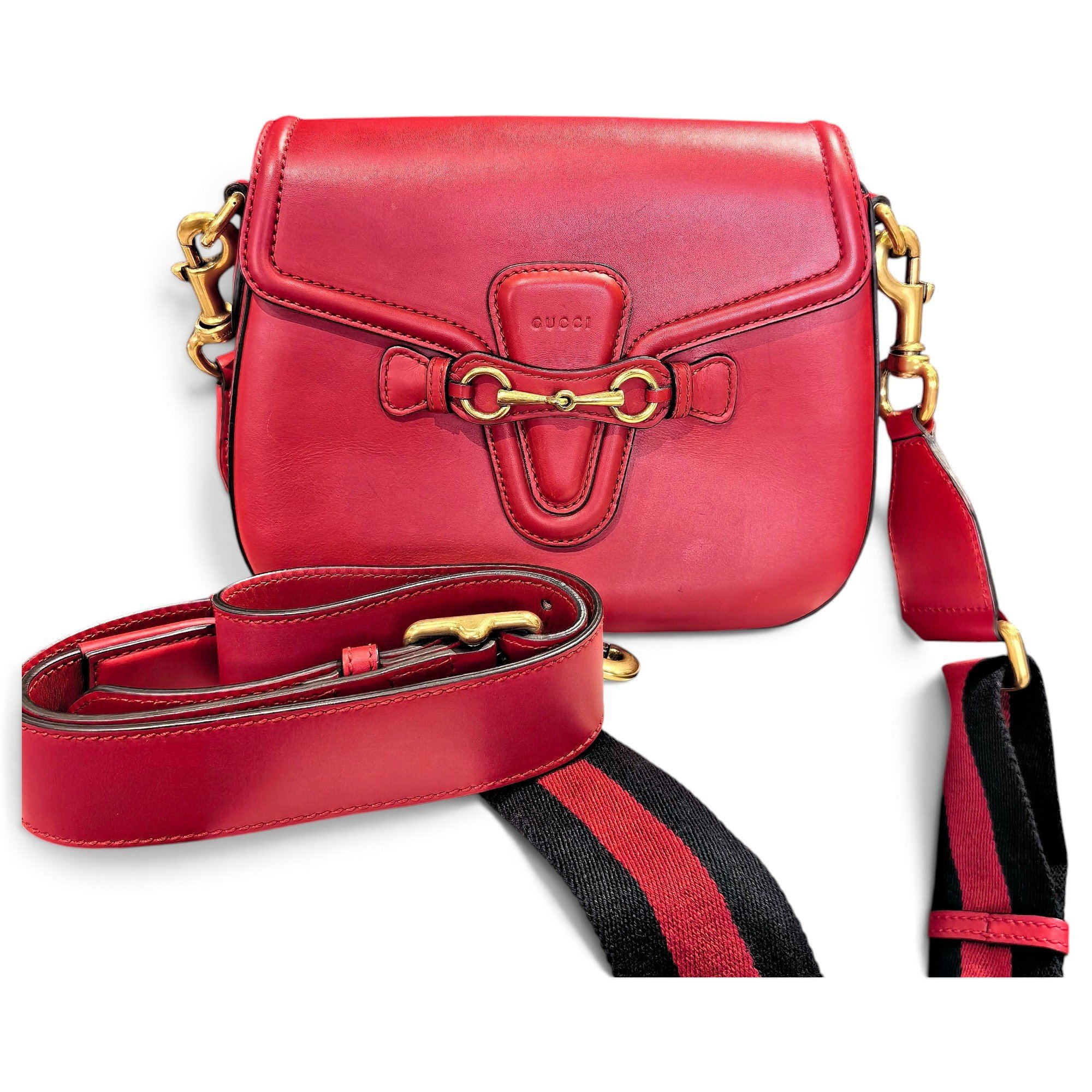 Lady Web leather handbag