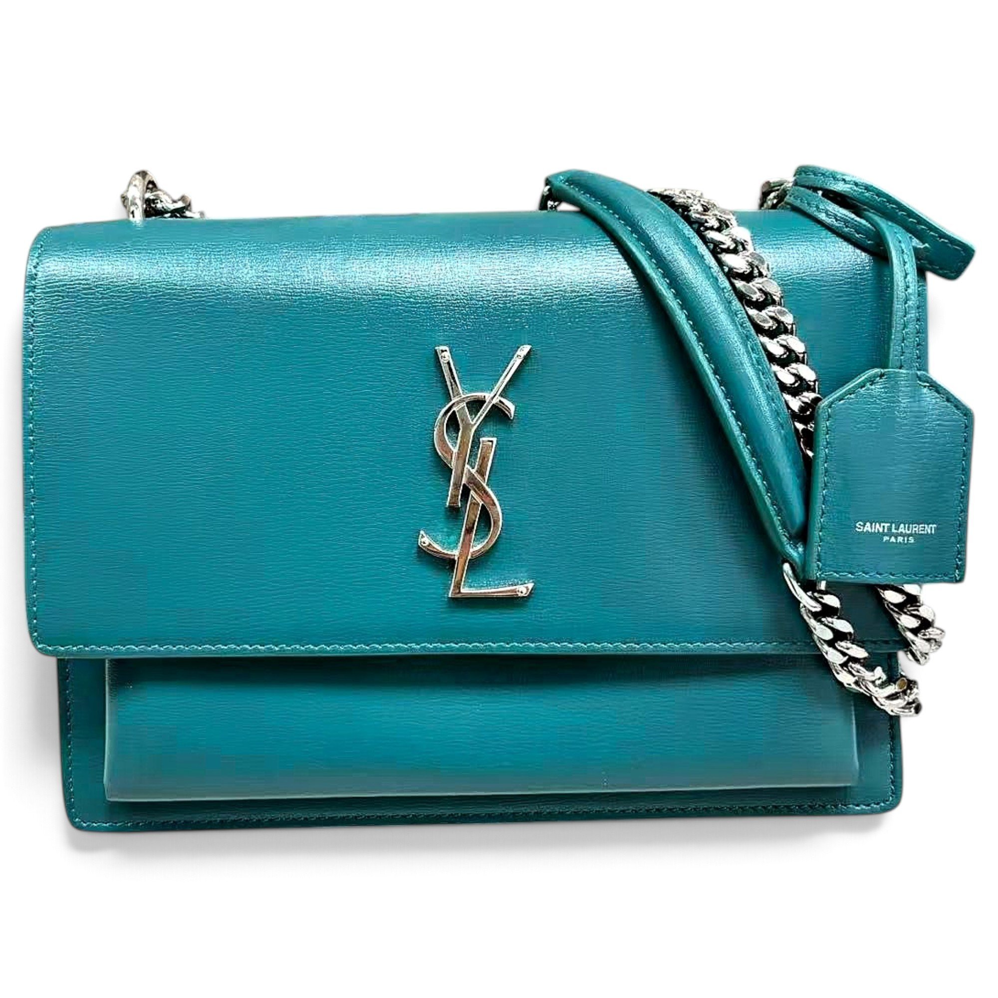 Sunset leather crossbody bag