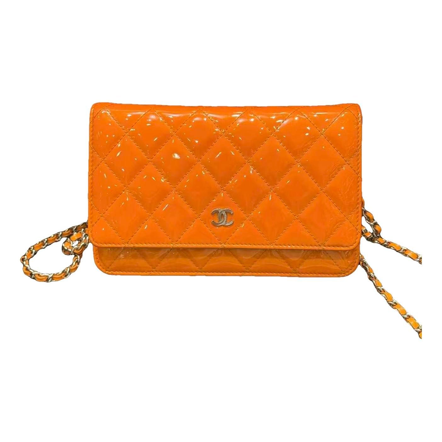 Wallet On Chain Timeless/Classique leather handbag