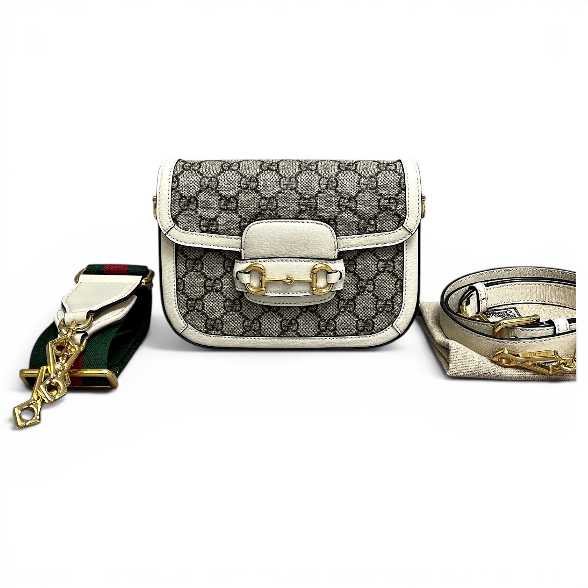 Horsebit 1955 Flap leather handbag