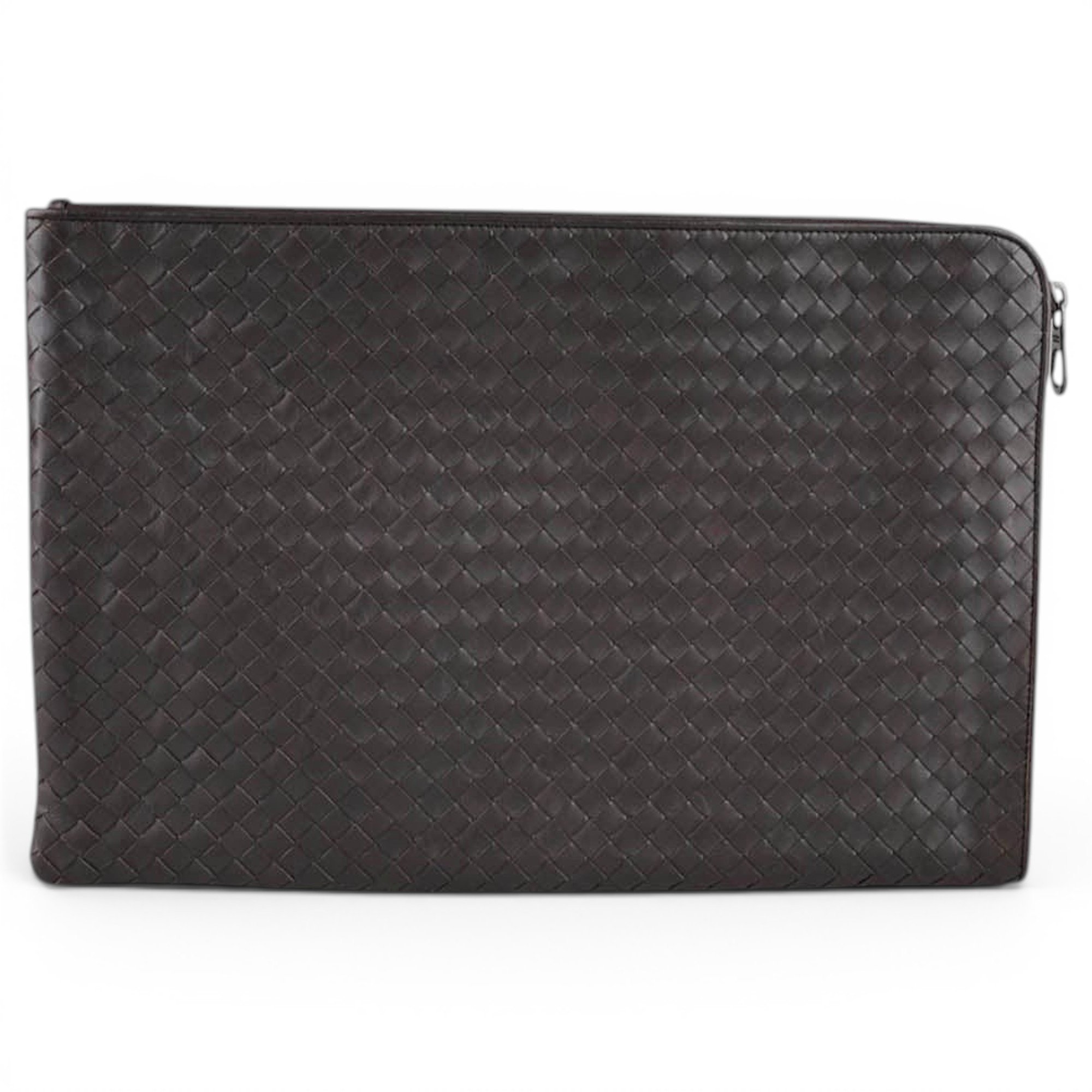 Pouch leather handbag